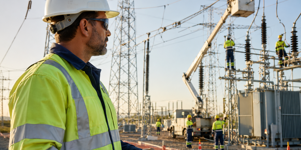 Hoogspanningswerken veilig en efficiënt uitgevoerd